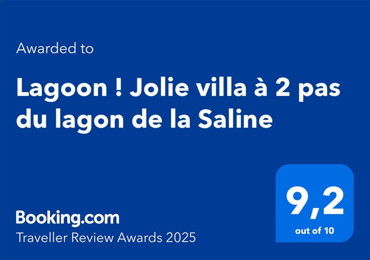 Lagoon ! Jolie Villa A 2 Pas Du Lagon De La Saline Zewnętrze zdjęcie